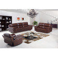 Genuine Leather Chaise Leather Sofa Electric Recliner Sofa (752)